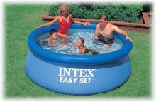   Intex 28110-W6 Easy Set Pool,  244  76   : (  1250 /, , , ,    Deluxe  ,   , , ) 