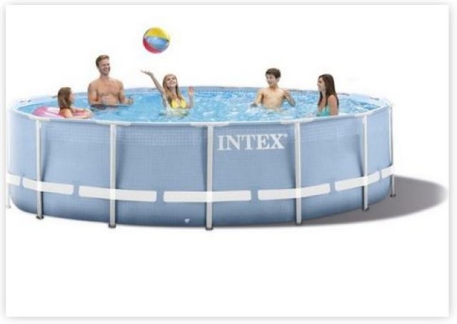 Каркасный бассейн Intex 26700, размер 305 х 76 см в комплекте: (ремонтный комплект,сливной клапан). Объем 4485 л. 