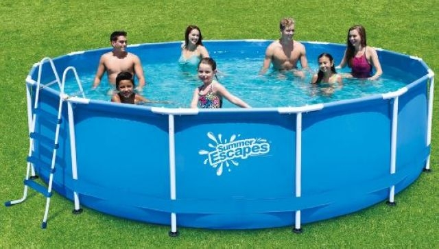 Каркасный бассейн Polygruop Summer Escapes Р20-1548-Z, размер 457 х 122 см в комплекте: (лестница, подложка, тент). Объем: 16 654 л. 