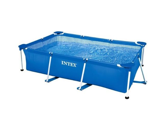 Каркасный бассейн прямоугольный Intex 28270 (58983) Rectangular Frame Pool, размер 220 х 150 х 60 см 