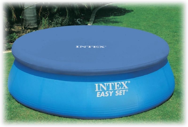 Тент чехол покрывало Intex 28022 (58919) для надувных бассейнов диаметр 366 см 