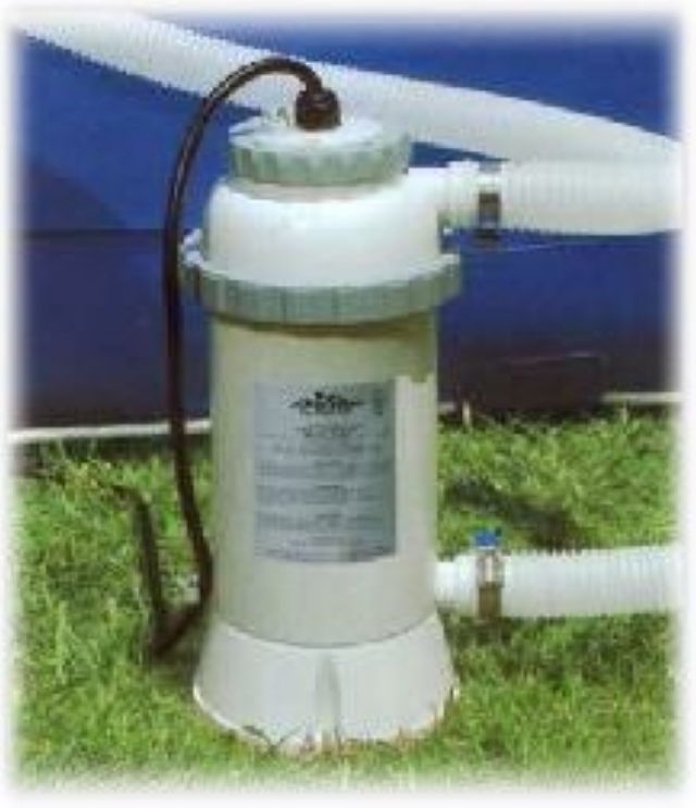 Нагреватель воды бассейна Intex 28684 мощность 3 квт, подключается к фильтрующему насосу, сенсор уровня воды и термостат 
