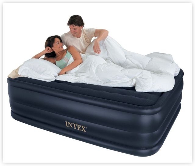 Надувная кровать двуспальная Intex 66718 размер 152 х 203 х 56 см 