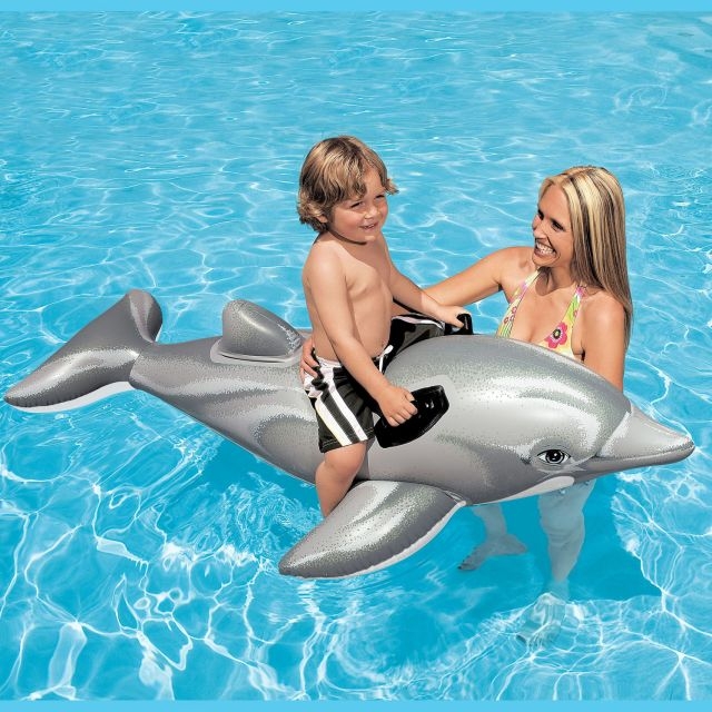 Надувная игрушка Дельфин Intex 58535, размеры 175 х 66 см 