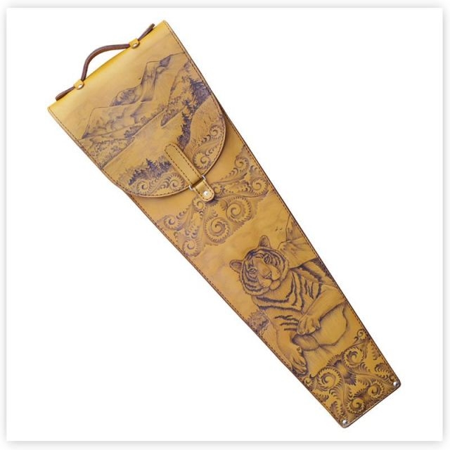 Шампура подарочные в колчане из натуральной кожи 6 шт. 309КК6 