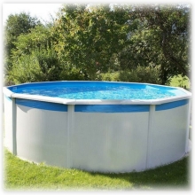 Каркасный бассейн морозоустойчивый Bestway 56292 со стальными стенками, размер 366 х 122 см в комплекте: (картриджный насос-фильтр 2000 л/ч, лестница) 