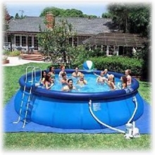 Надувной бассейн Intex 57929 Easy Set Pool, размер 549 х 122 см в комплекте: (насос-фильтр 7570 л/ч с хлоргенератором, лестница, тент, подложка, набор для чистки, скиммер) 