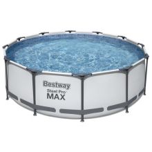 Каркасный бассейн Bestway 56260, размер 366 х 100 см в комплекте: (картриджный насос фильтр 2006 л/ч, ремонтный комплект, сливной клапан). Объем: 9150 л 