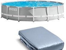 Чаша каркасного бассейна Intex 11413 Metal Frame Pool Liner, размер 457 х 122 см 
