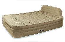 Надувная кровать односпальная Intex 66980, размер  246 х 178 х 43 см 