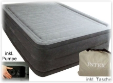 Надувная кровать двуспальная Intex 64418, размер 152 x 203 x 56 см 