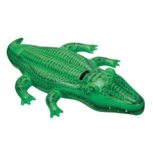 Надувная игрушка Плотик Крокодил Intex 58562, размер 203 х 114 см 